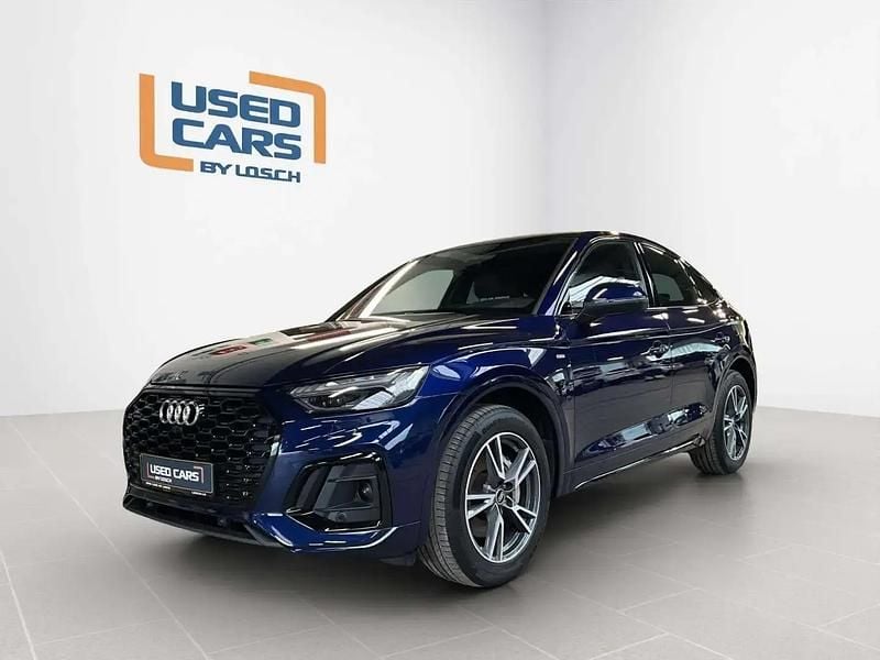 Bleu Occasion 2022 Audi Q5 S-line plus SUV | 46 143 € (Prix cher) - Image 1/4