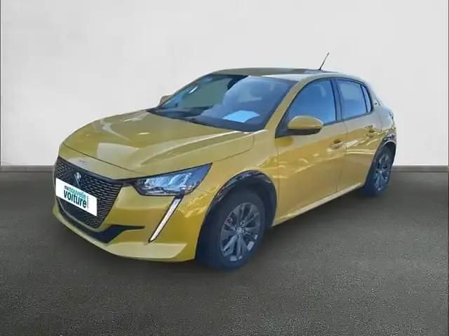 Jaune Utilisé 2021 Peugeot e-208 Citadine | 13 690 € (Bon prix) - Image 1/4