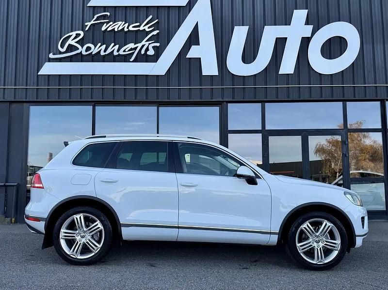 Blanc Occasion 2015 VW Touareg SUV | 29 990 € (Prix juste) - Image 1/4