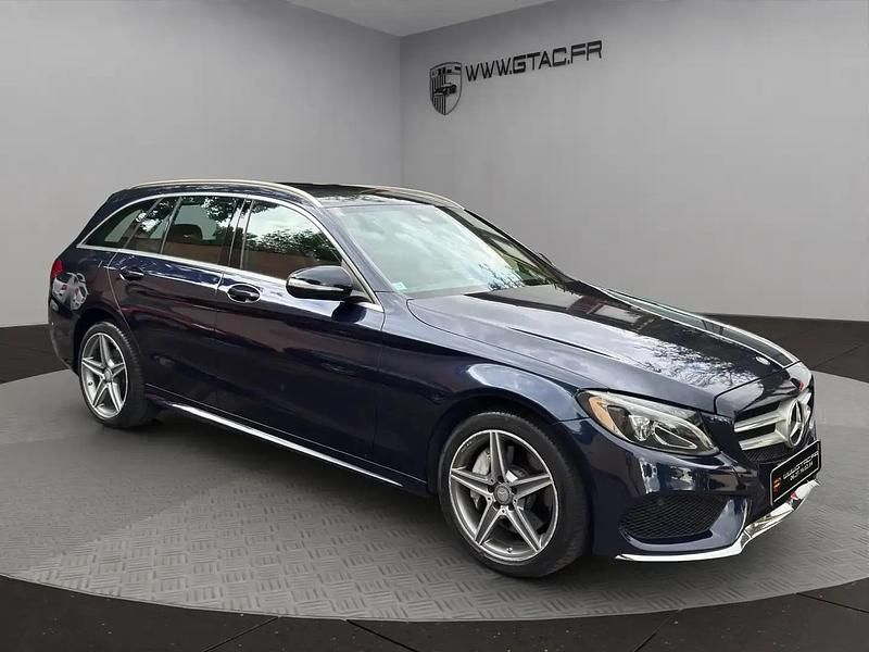 Bleu Occasion 2015 Mercedes C250 AMG line Break | 25 990 € (Prix juste) - Image 1/4