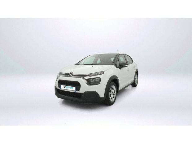 Blanc Utilisé 2021 Citroën C3 Feel Citadine | 9 988 € (Bon prix) - Image 1/4