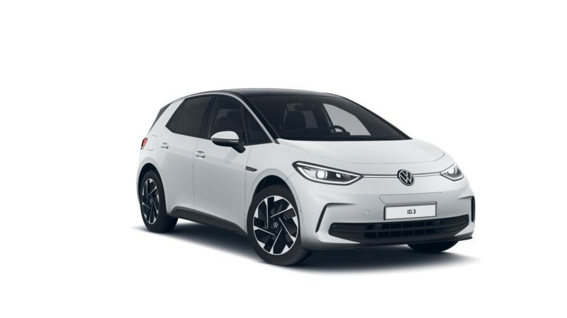 Blanc glacier noir uni Nouvelle 2024 VW ID.3 Pro Citadine | 41 720 € (Bon prix) - Image 1/4