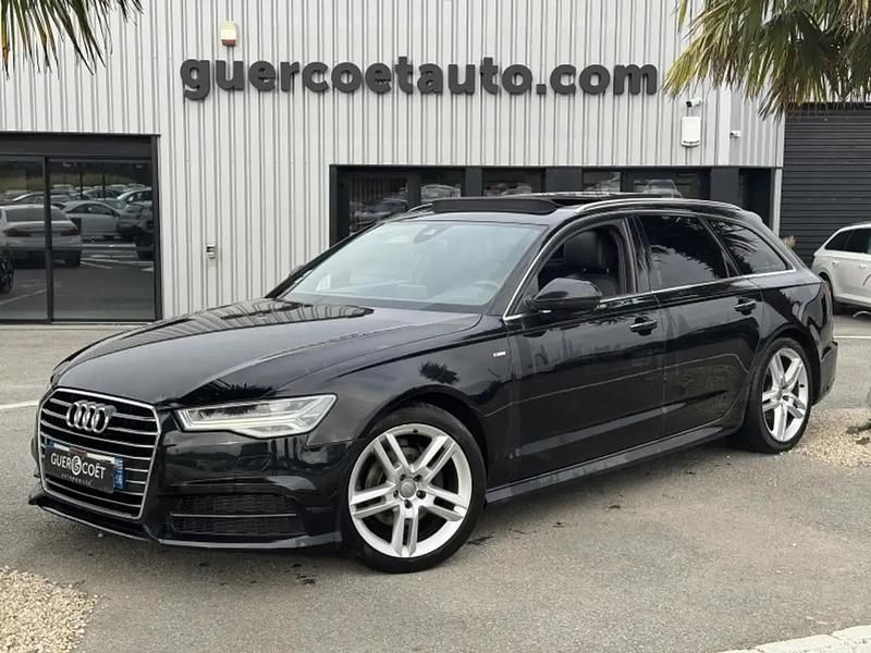 Noir Utilisé 2017 Audi A6 S-Line Break | 22 990 € (Prix juste) - Image 1/4