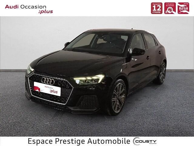 Noir mythe métallisé Utilisé 2023 Audi A1 Sportback Advanced Plus Citadine | 23 690 € (Prix juste) - Image 1/4