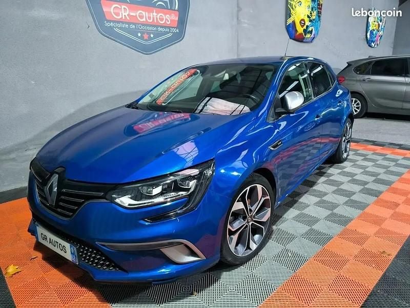 Bleu Utilisé 2019 Renault Mégane GT Line GT-Line Berline | 14 990 € (Prix assez cher) - Image 1/4
