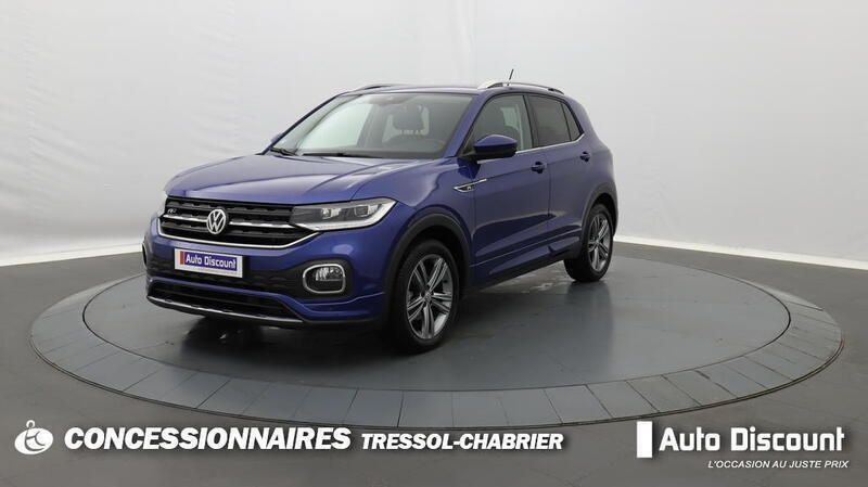 Bleu Utilisé 2019 VW T-Cross R-line SUV | 18 450 € (Prix juste) - Image 1/3
