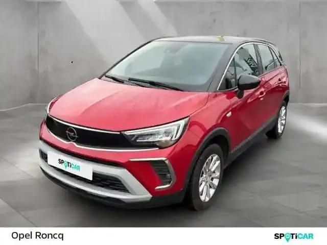 Rouge piment métallisé/toit noir Occasion 2021 Opel Crossland Elegance SUV | 9 990 € (Super prix) - Image 1/4