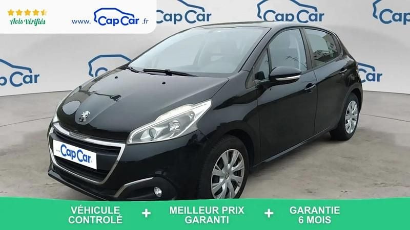 Noir Utilisé 2016 Peugeot 208 Active Citadine | 4 990 € (Bon prix) - Image 1/4