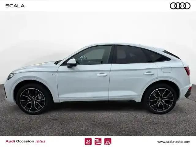 Occasion Audi Q5 Sportback S-Line 10 ch (7 kW) 2022 Glacier white metallic SUV