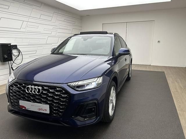 Bleu navarre métallisé Utilisé 2023 Audi Q5 Sportback S-Line SUV | 53 290 € (Prix juste) - Image 1/4