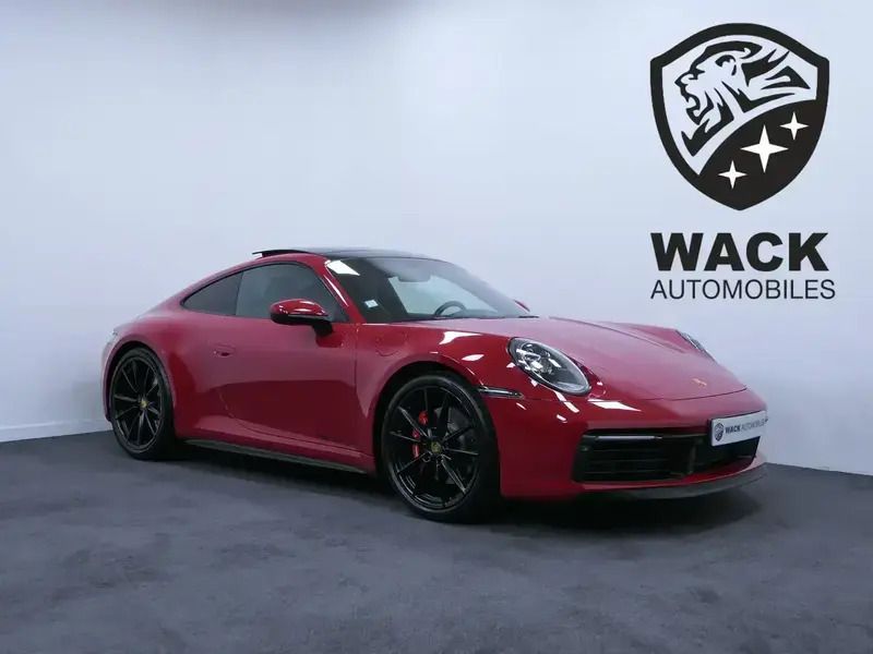 Rouge Utilisé 2019 Porsche 911 Carrera S Coupé | 129 900 € (Prix juste) - Image 1/4