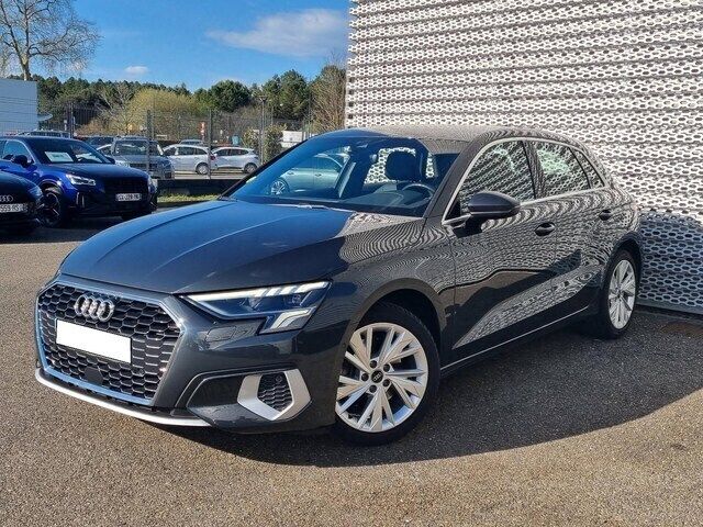 Gris manhattan métallisé Utilisé 2021 Audi A3 Design | 27 790 € (Bon prix) - Image 1/4