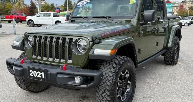 Vert Occasion 2021 Jeep Gladiator Rubicon Pick-up | 46 783 € (Prix juste) - Image 1/4