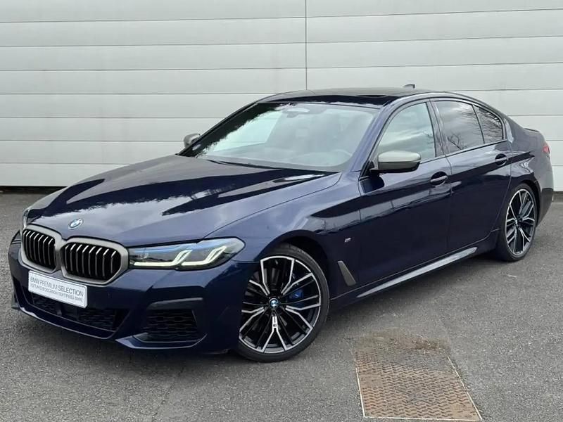 Bleu Occasion 2021 BMW M550 M Performance Berline | 72 490 € - Image 1/4
