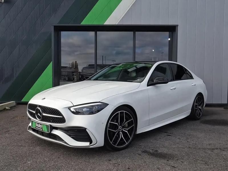 Blanc Occasion 2022 Mercedes C200 AMG line Berline | 37 000 € (Prix juste) - Image 1/4