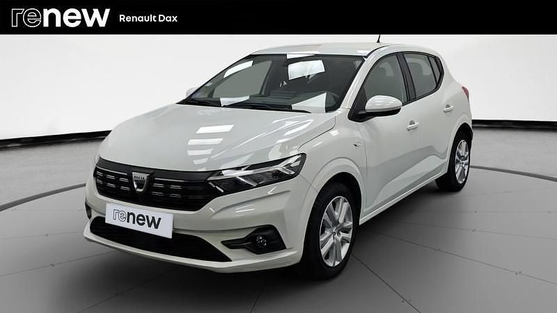 Blanc Occasion 2021 Dacia Sandero Comfort Citadine | 11 190 € (Prix juste) - Image 1/4