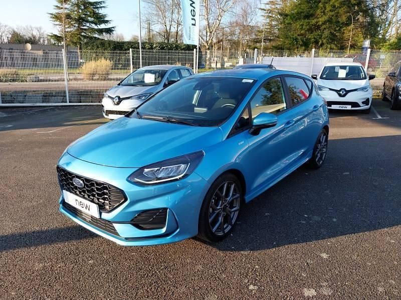 Bleu Occasion 2022 Ford Fiesta ST-Line Citadine | 15 690 € (Prix juste) - Image 1/4