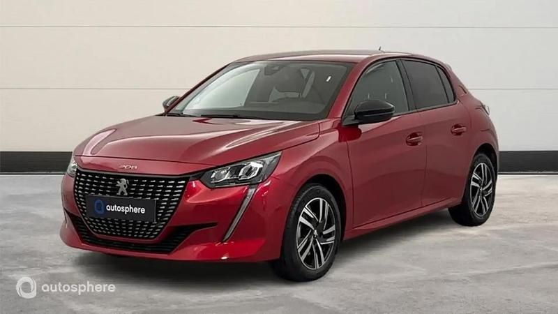 Rouge Utilisé 2022 Peugeot 208 Allure Citadine | 13 499 € (Prix juste) - Image 1/4