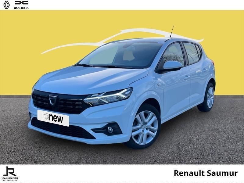 Blanc Occasion 2021 Dacia Sandero Comfort Citadine | 10 990 € (Bon prix) - Image 1/4