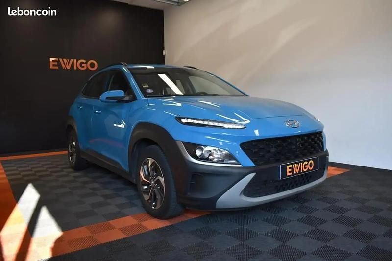 Bleu Utilisé 2021 Hyundai Kona SUV | 15 990 € (Prix juste) - Image 1/4