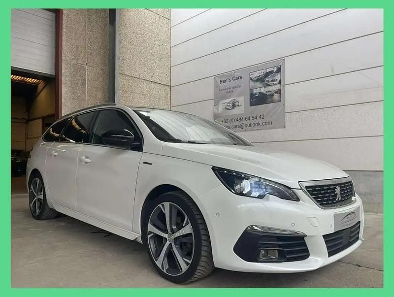 Blanc Utilisé 2018 Peugeot 308 GT-line Break | 10 999 € (Prix juste) - Image 1/4