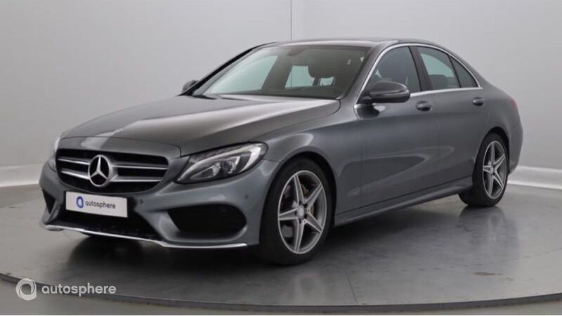 Gris Utilisé 2017 Mercedes C180 Sportline Berline | 22 599 € (Prix juste) - Image 1/4