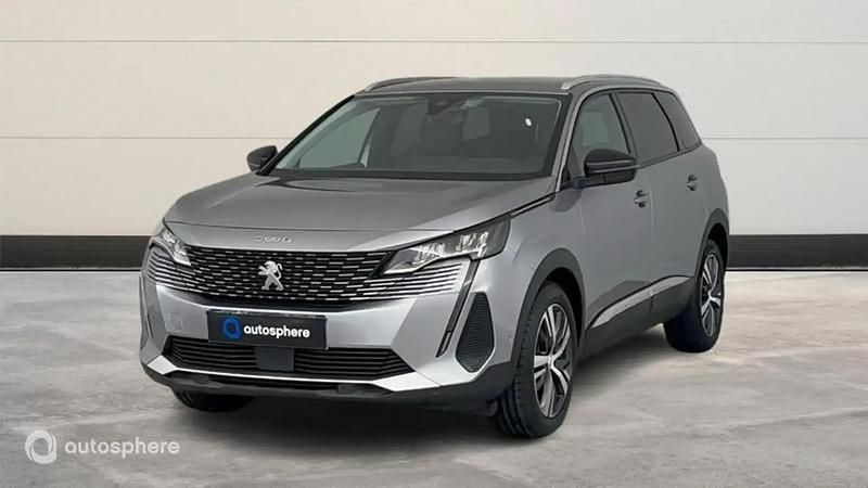 Gris Utilisé 2022 Peugeot 5008 Allure Monospace | 25 299 € (Bon prix) - Image 1/4