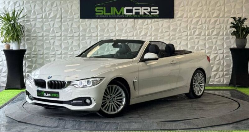 Blanc Utilisé 2014 BMW 420 Luxury Line Cabriolet | 18 990 € (Prix assez cher) - Image 1/4