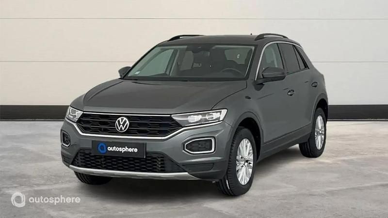 Gris Occasion 2021 VW T-Roc LOUNGE SUV | 22 199 € (Prix juste) - Image 1/4