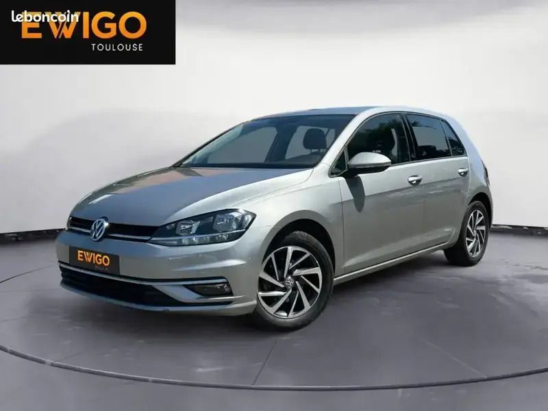 Gris Utilisé 2018 VW Golf VII Sound Break | 13 990 € (Bon prix) - Image 1/4