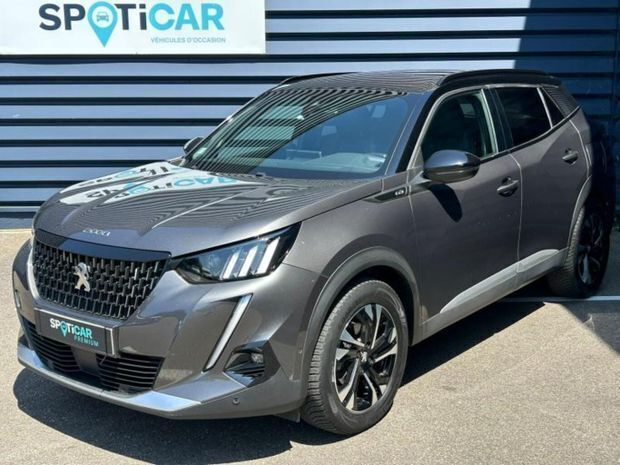 Gris Utilisé 2021 Peugeot 2008 GT SUV | 17 190 € (Prix juste) - Image 1/4