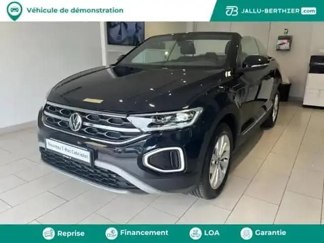 Noir intense nacrée, capote noire Nouvelle 2025 VW T-Roc Cabriolet Style Cabriolet | 37 490 € - Image 1/4