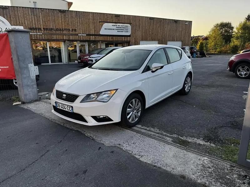 Blanc Occasion 2015 Seat Leon Style Plus Berline | 12 490 € (Prix juste) - Image 1/4
