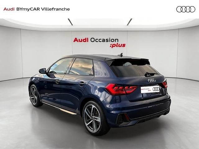 Occasion Audi A1 Sportback S-line plus 116 ch (85 kW) 2025 Bleu navarre métallisé noir mythe métallisé Citadine