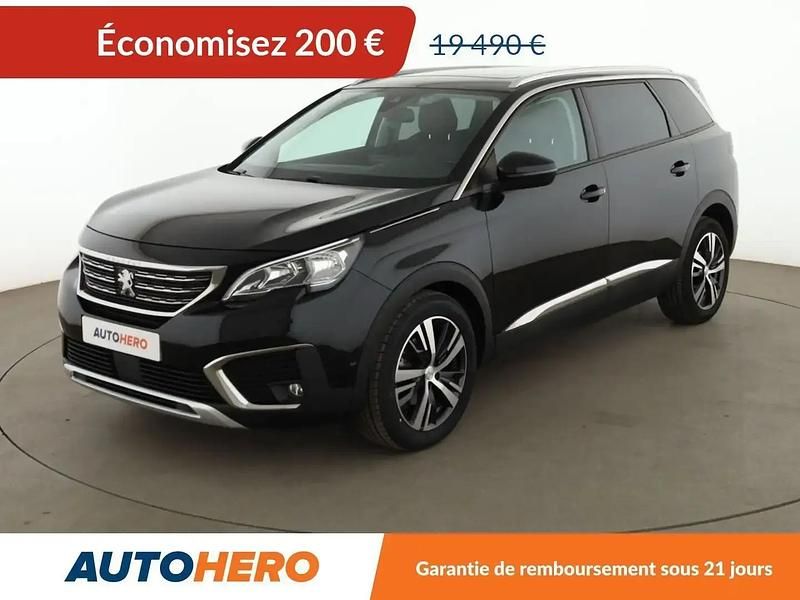 Noir Utilisé 2018 Peugeot 5008 Allure SUV | 19 290 € (Bon prix) - Image 1/2