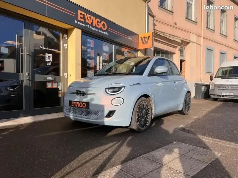 Bleu Utilisé 2022 Fiat 500e Citadine | 18 490 € (Prix assez cher) - Image 1/4