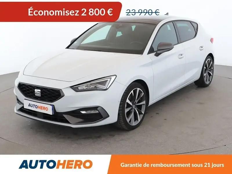 Blanc Utilisé 2020 Seat Leon FR Berline | 20 690 € (Prix juste) - Image 1/2