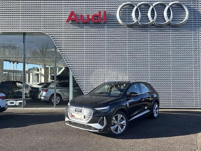 Noir mythique métallisé Occasion 2025 Audi Q4 e-tron S-Line SUV | 54 490 € (Prix cher) - Image 1/4