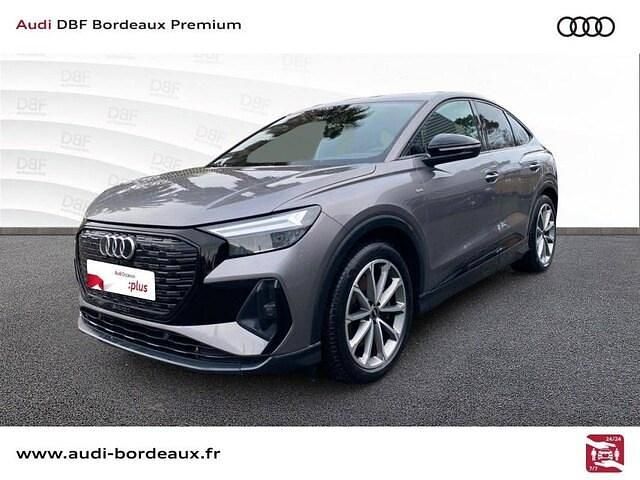 Gris typhon métallisé Occasion 2022 Audi Q4 Sportback e-tron S-Line SUV | 38 590 € (Prix juste) - Image 1/4