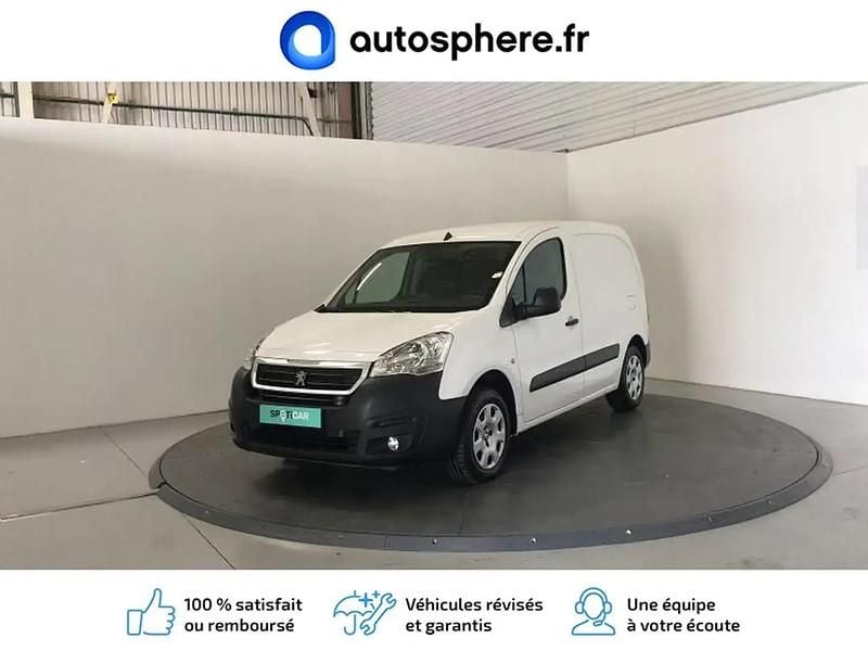 Blanc Occasion 2018 Peugeot Partner Premium Monospace | 11 480 € (Prix juste) - Image 1/4