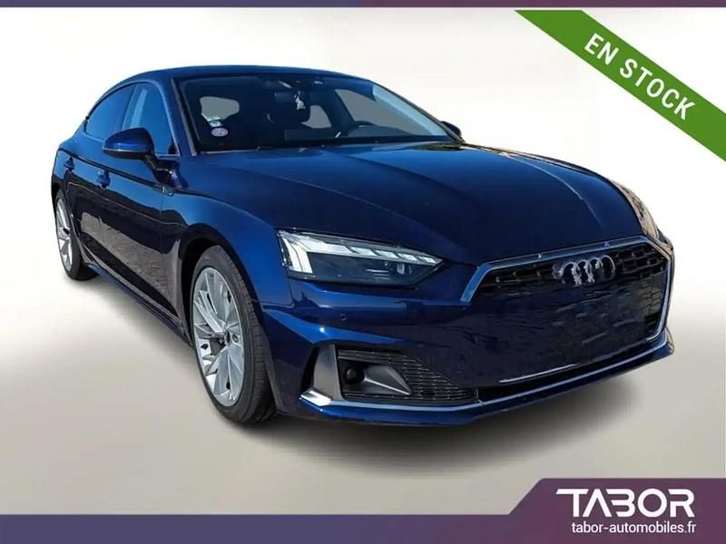 Bleu Occasion 2021 Audi A5 Sportback Advanced Citadine | 33 488 € (Prix juste) - Image 1/4