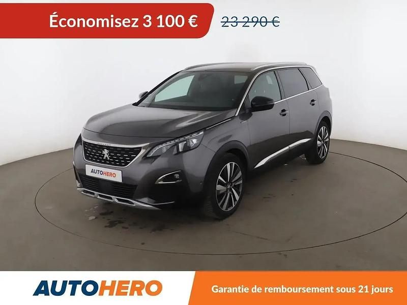 Gris Utilisé 2019 Peugeot 5008 GT-line Monospace | 20 190 € (Super prix) - Image 1/2
