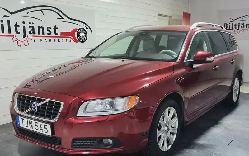 Rouge Utilisé 2008 Volvo V70 Summum Break | 9 200 € - Image 1/4