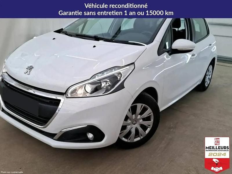 Blanc Utilisé 2018 Peugeot 208 Active Citadine | 8 500 € (Prix juste) - Image 1/4