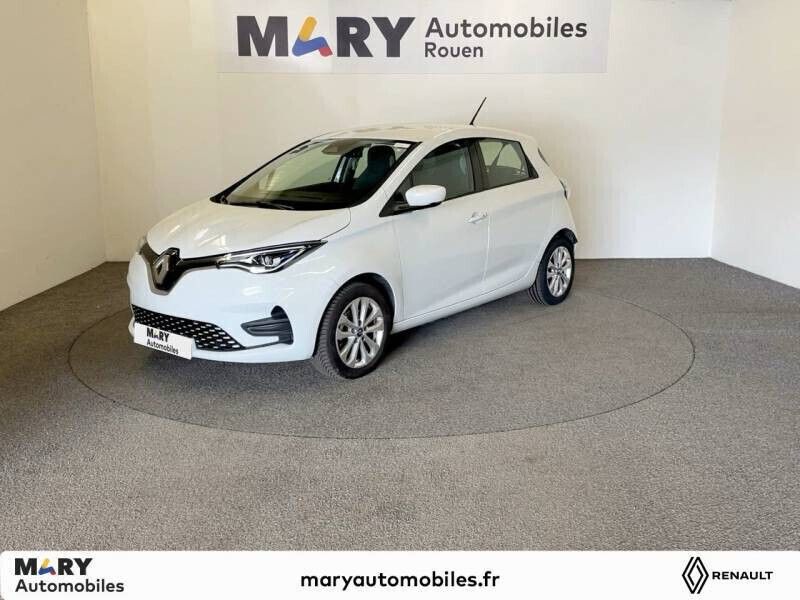 Blanc Utilisé 2020 Renault Zoe Zen Citadine | 12 990 € (Prix juste) - Image 1/4