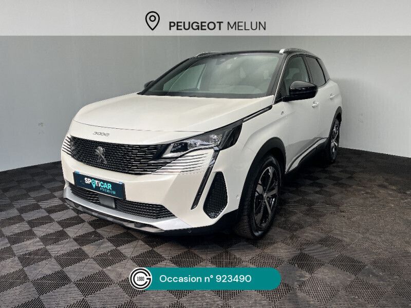 Blanc Utilisé 2022 Peugeot 3008 GT SUV | 20 980 € (Prix juste) - Image 1/4