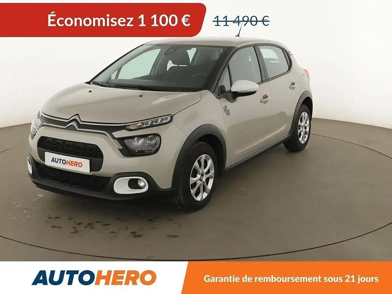 Gris Utilisé 2023 Citroën C3 PureTech Citadine | 10 390 € (Bon prix) - Image 1/2