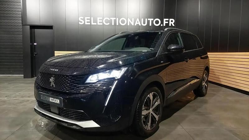 Noir Occasion 2021 Peugeot 5008 GT Monospace | 34 990 € - Image 1/4