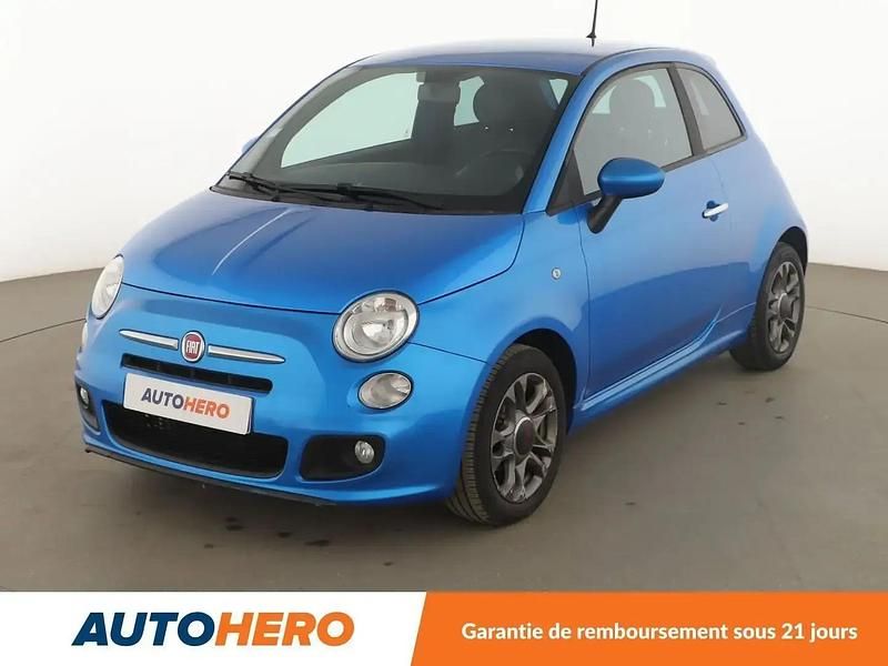Bleu Utilisé 2015 Fiat 500 S Citadine | 6 990 € (Prix juste) - Image 1/2