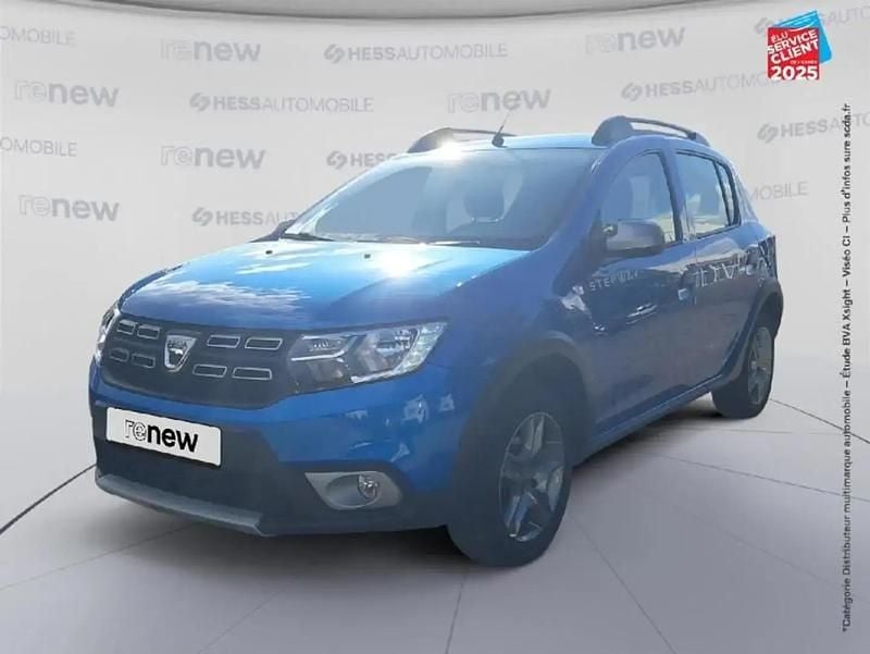 Bleu Utilisé 2021 Dacia Sandero Citadine | 11 499 € (Bon prix) - Image 1/4